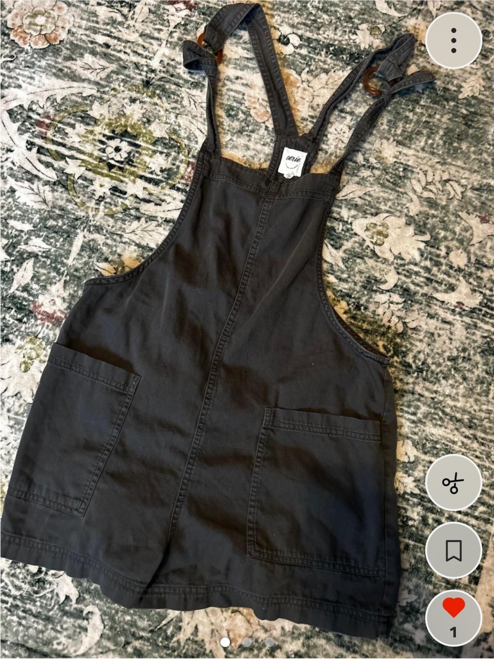 Aerie Dark Gray Comfy Overalls | Size M | Adjustable Straps 🤎🩶